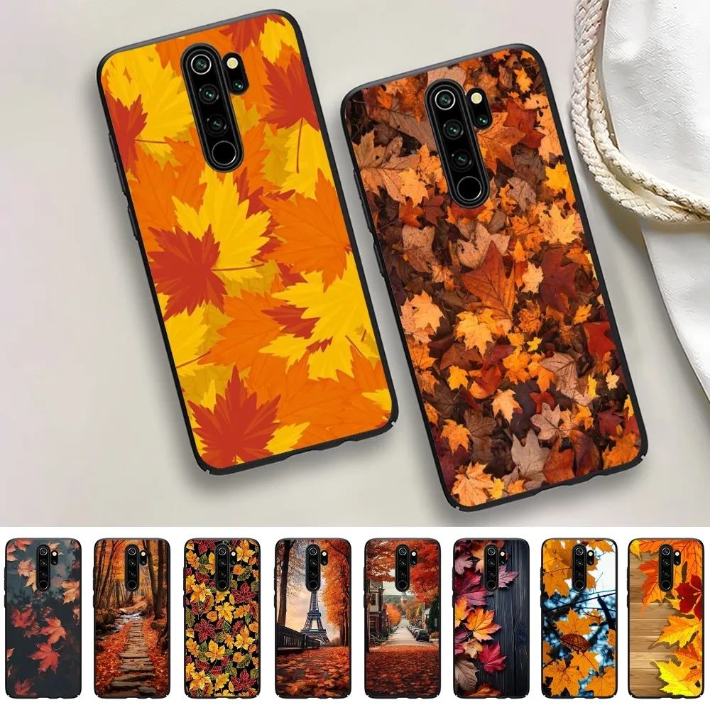 

Autumn leaves fall Phone Case For Redmi 5 6 7 8 9 10 plus pro 6 7 8 9 A GO K20 K30 K40 pro plus F3 Fundas