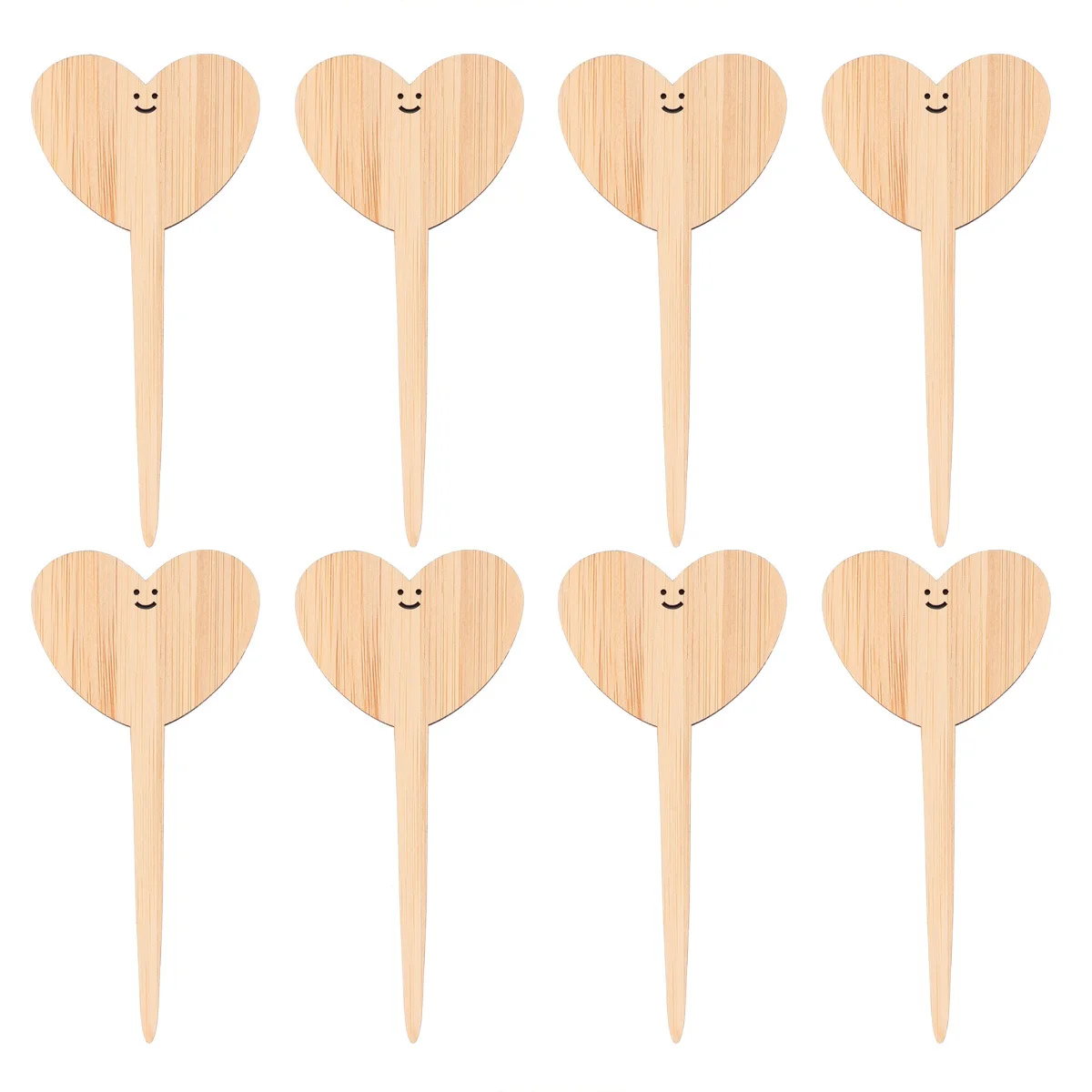 

30Pcs Bamboo Plant Labels Premium Wood Pointed Design for Easy Insert Garden Labeling Tags for Herbs Flowers Vegetables