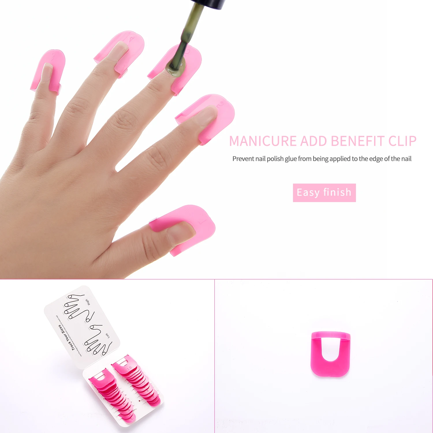 26PCS/Bag Spill-Proof Nail Model Clip for Easy and Mess-Free Nail Art and Polish Application Nail Art Tool Accessories image 4