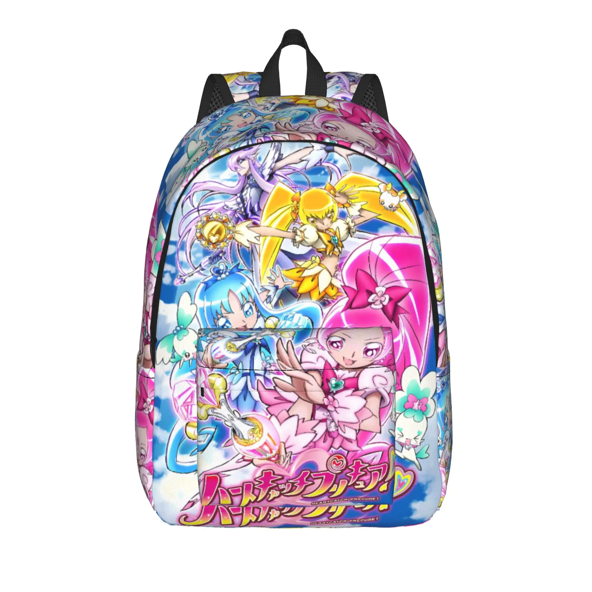 Pretty Cure Pencil Case Kawaii Canvas Pencil Pouch Boy Girl Vintage College School Pencil Cases Stationery