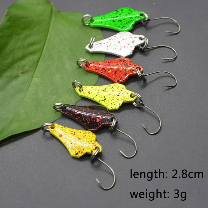 OUTKIT Cucharas señuelo para trucha giratorias con lentejuelas - imagen 3