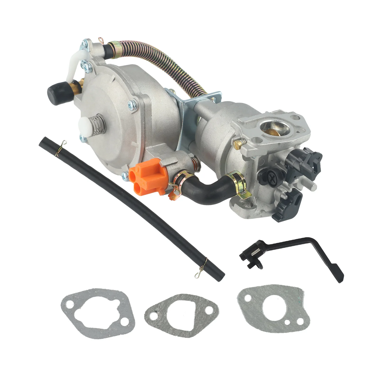 

1pc Gasoline Generator Dual Fuel Carburetor Kit 3KW 168F 170F 6.5 With Fuel Pipe Gasket Engine Mechanics Accessories