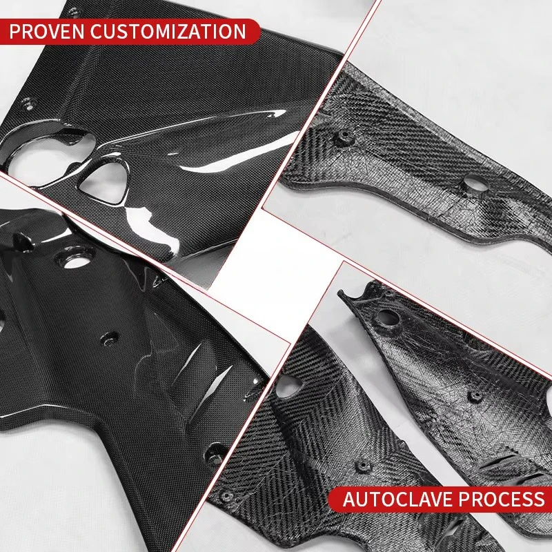 Factory Price OEM Style Dry Carbon Fiber Car Auto Parts Car Engine Interior Side Kit For F12