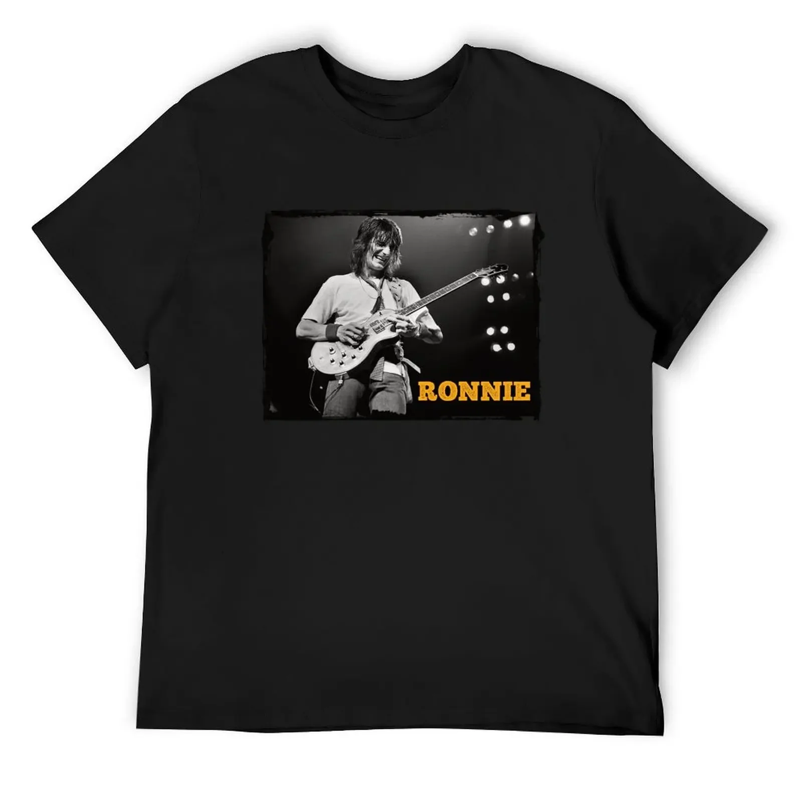 Ronnie Wood T-Shirt anime tshirt oversized graphic tee vintage anime shirt black t shirts for men