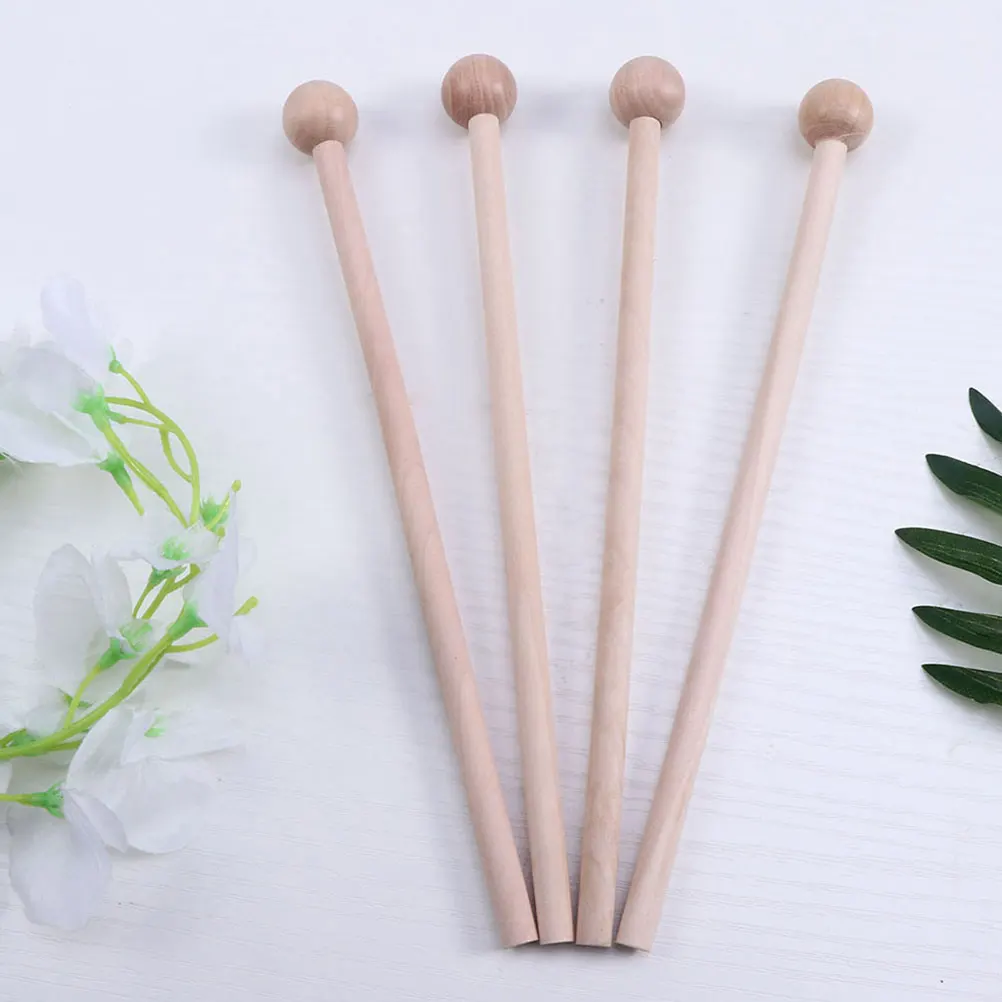 

8 Pcs Percussion Stick Instrument Drum Infant Beat Instruments Drumstick Sticks Wooden Fitting Child Drumsticks