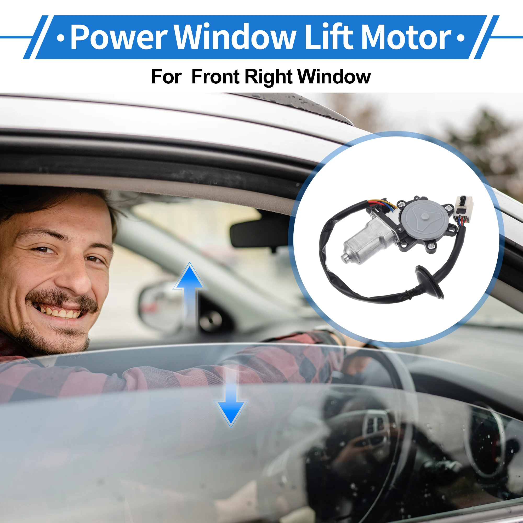 

UXCELL No 742524 Передний правый электродвигатель стеклоподъемника для Nissan Murano 03-07