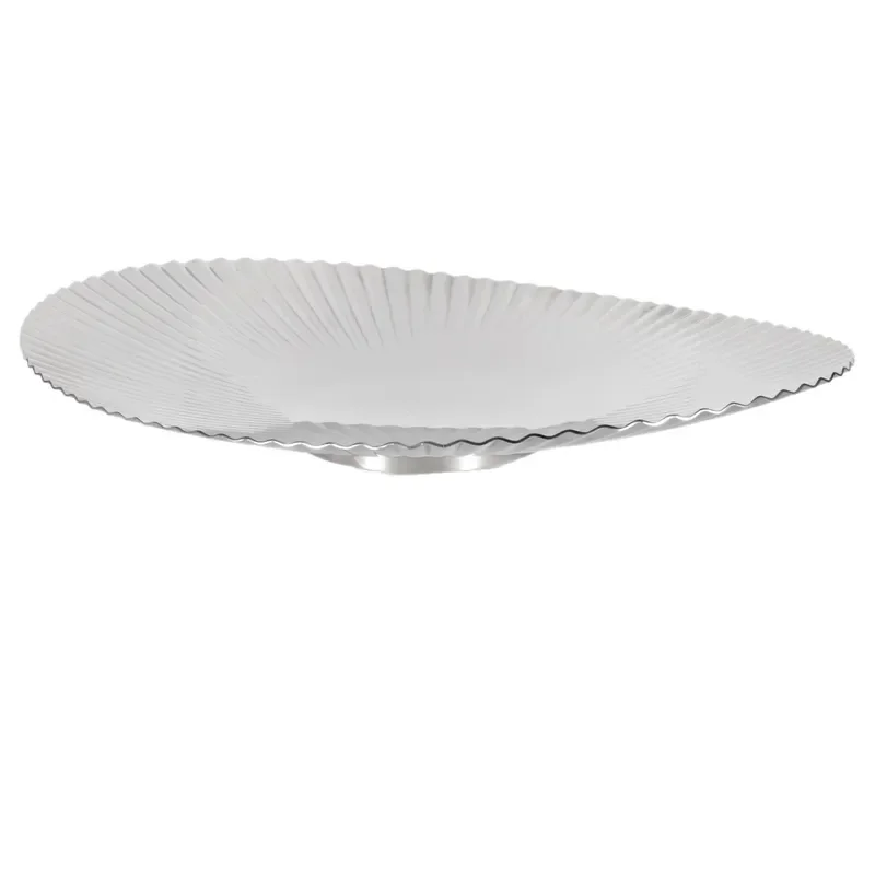 Luxury Stainless Steel Fruit Plate for Party Bar Dessert Cake Tray Food Grade Serving Dish High End Home Decor Tableware Food