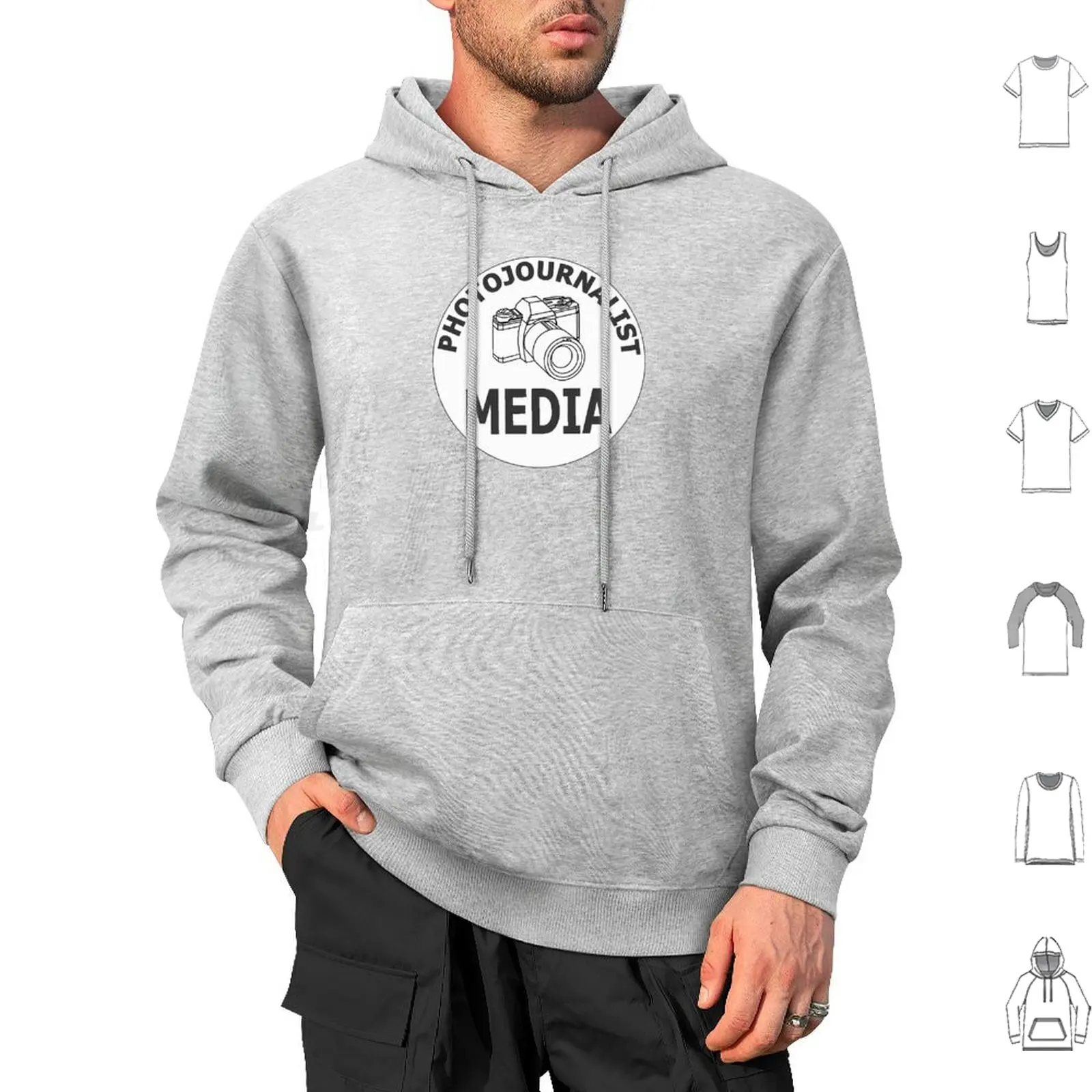 Photojournalist Photographer Media Hoodie cotton Long Sleeve Journalist Correspondent Digital Journalist Freelancer