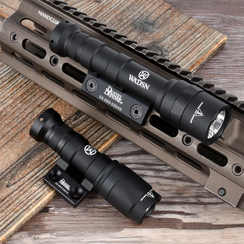 Tactical Surefir SF M300 M600 Flashlight White LED Hunting Airsoft Scout Light Metal Offset Base Fit Mlok Keymod Rail Accessorie