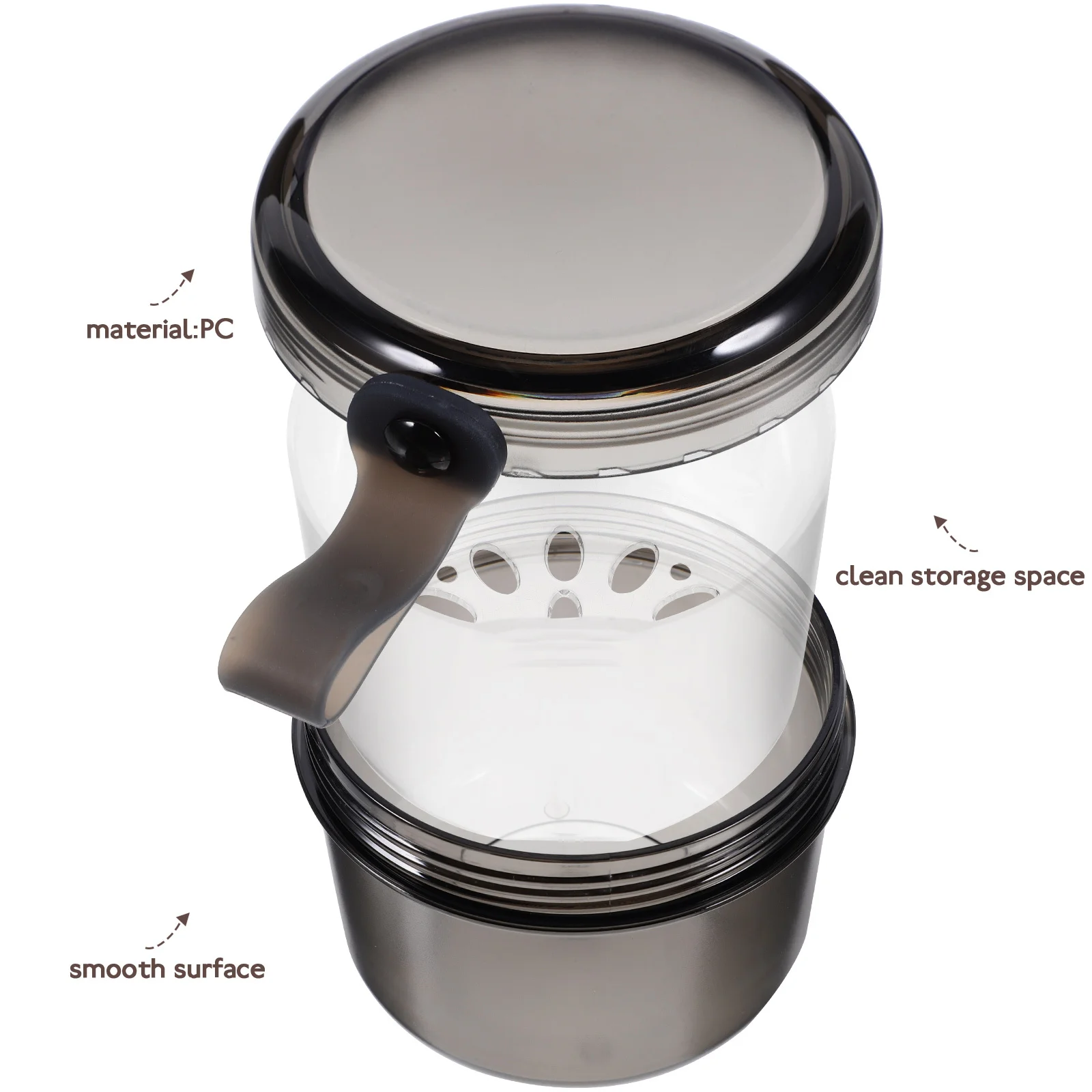 

Durable Plastic Denture Container Compact Portable Retainer Case Travel Mouth Guard Holder Plastic Retainer Case