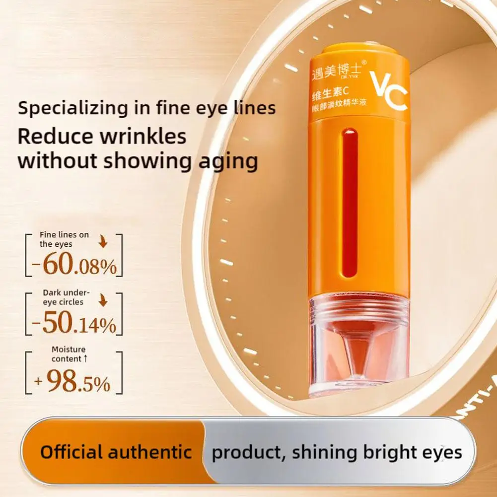 

15ml Vitamin C Essence Eye Massage Reduces Eye Wrinkles Antioxidant Circles And Spots Dark Essence ﻿ Moisturizing Eye G4Z6