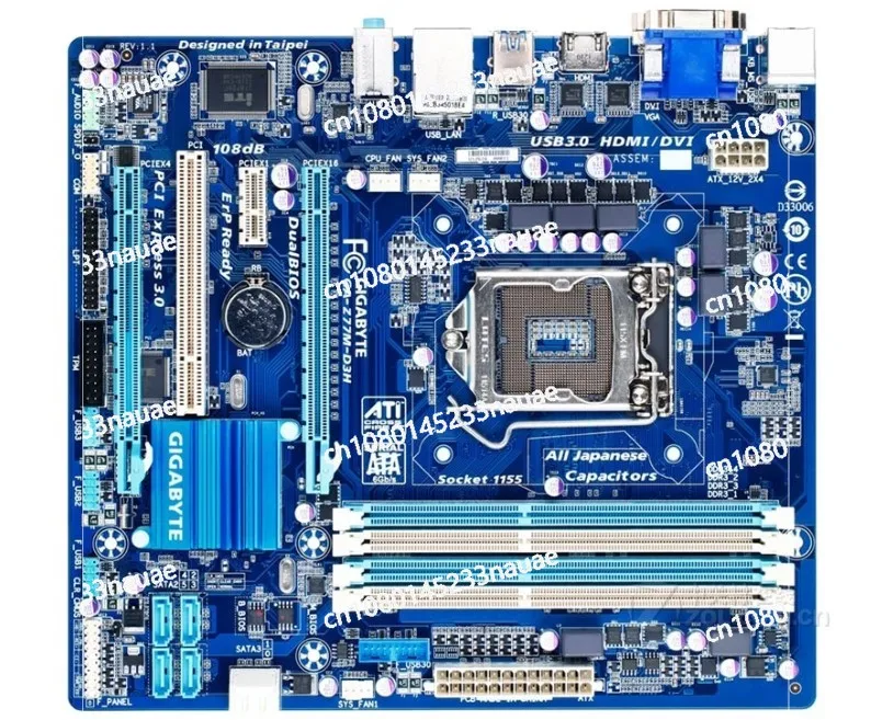 

Z77M-D3H 1155-Pin Z77 Integrated Luxury Small Board with Usb3.0 Sata3