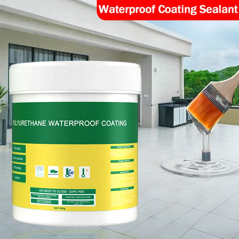 

30/300g/500g Invisible Waterproof Coating Sealant Transparent Glue Anti-Leaking Anti-Leak Roof Repair Strong Insulating Sealant