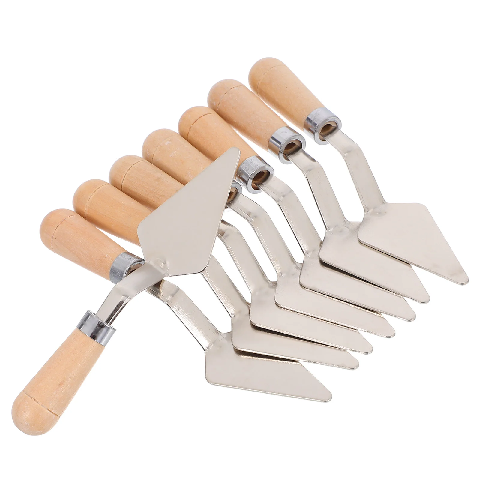 

8Pcs Oil Painting Palette Knives Stainless Steel Wood Handle Mixing Spatula Blending Canvas Artist Tools Wood Handle Spatula