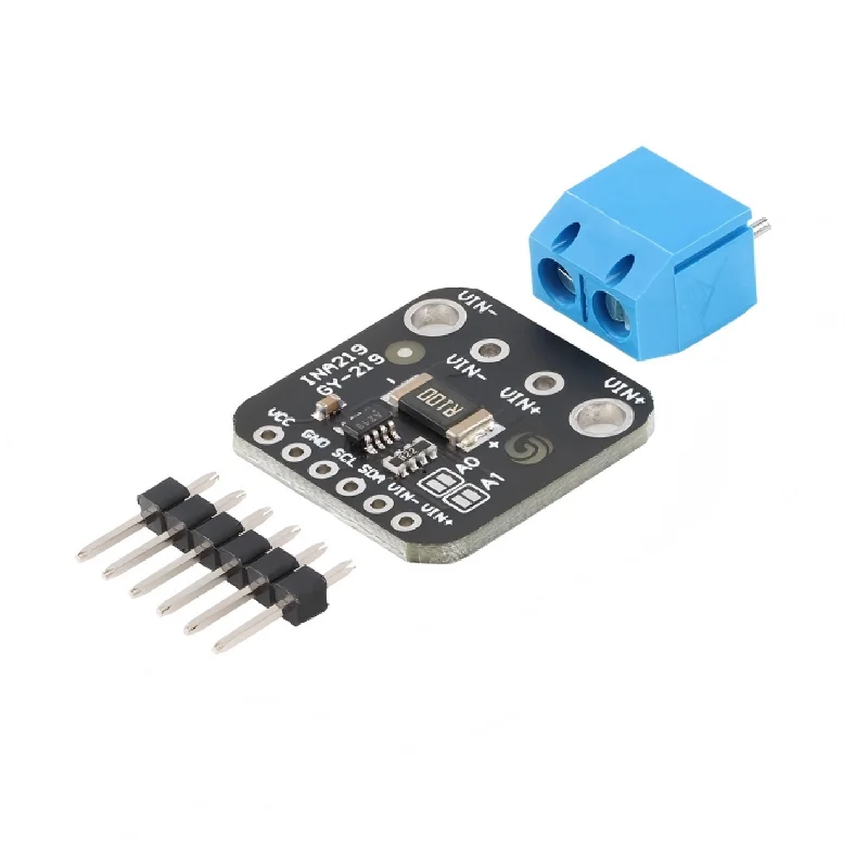 Оригинальный модуль цифрового датчика тока INA219 с интерфейсом I2C для программируемого/мониторинга тока мощности