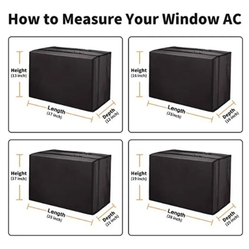 Air Conditioning Units Dust Covers Waterproof and Sunscreen Covers Hot Selling Outdoor Air Conditioners