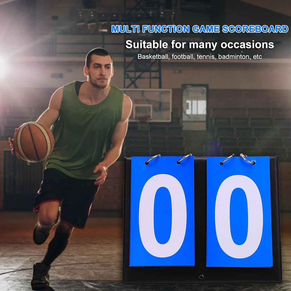 2/4 Digit Referee coach Score Board Foldable Sports Competition Scoreboard Multifunctional Tabletop Sports Scoreboard Basketball