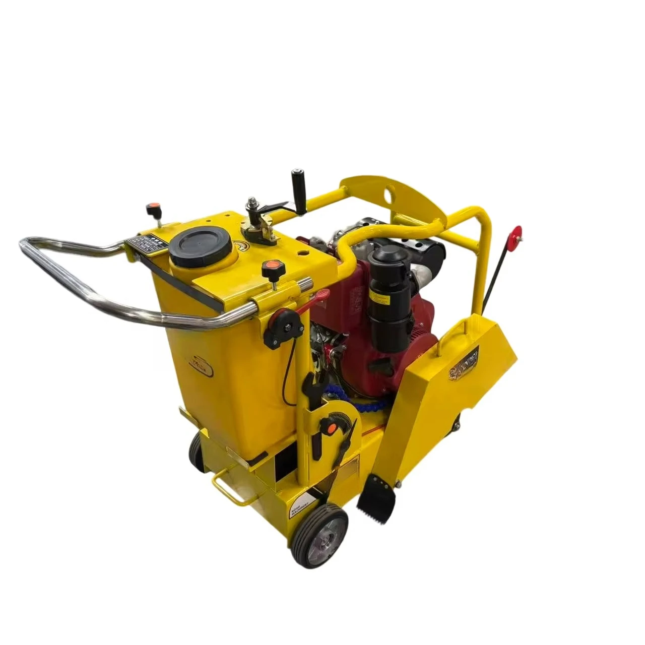 منشار أرضي محمول لآلة قطع الطرق الخرسانية عالي الجودة مع مكونات المحرك والأساسية #4