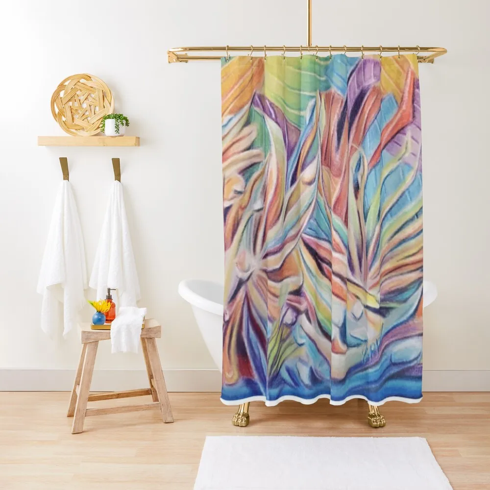 

dandelions and dew drops, jodi epp, pastel #findyourthing Shower Curtain Shower Set For Bathroom Bathroom Accessories Curtain