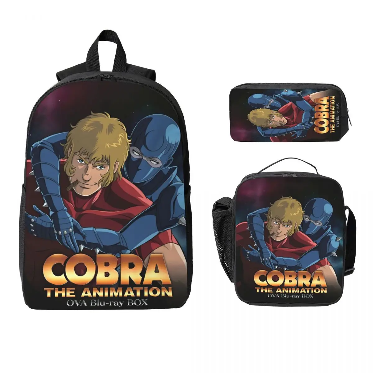 

Космические приключения Cobra The Awakening, набор рюкзаков для детей, сумки для ручек, наборы сумок для книг с коробкой для завтрака для школьников