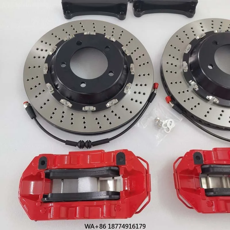 

Тормозной комплект нового состояния с просверленным диском 405*34 мм для X5 G18 VIN LBV41EP09RSC38030, модель 200