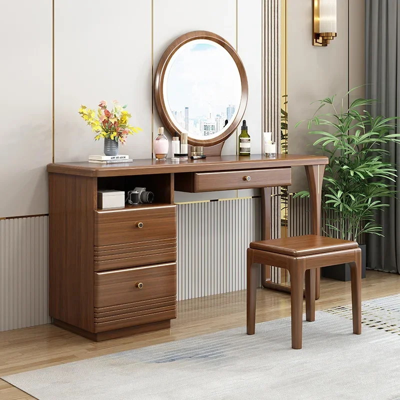 Modern simple new Chinese walnut dresser