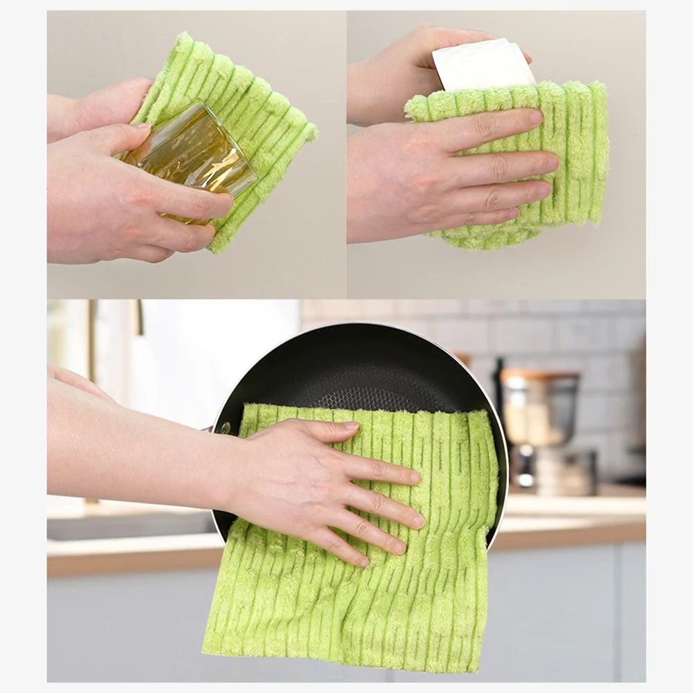 Tearable Disposable Kitchen Cleaning Cloths Reusable Non-Woven Dish Rags Duty Absorbent Wipe Wet And Dry Use Household Cleaning