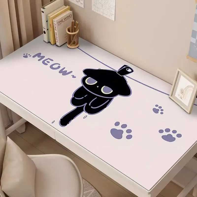 

Коврик для мыши с мультяшным рисунком, большой, милый, для девочек, для общежития, для компьютерного стола, большой коврик для клавиатуры