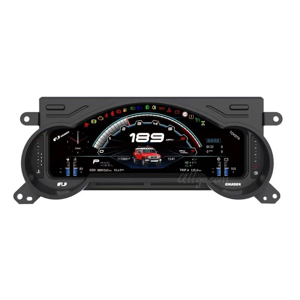 Digital LCD Cluster for Toyota Land Cruiser FJ 2007-2021 Virtual Speedometer