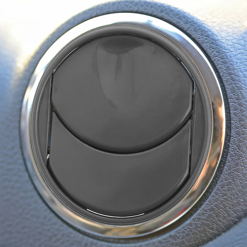 

2pcs Car Air Conditioning Vents Universal Fit Enhanced Airflow Durable Construction Passenger Vehicle Dashboard Vent Grille