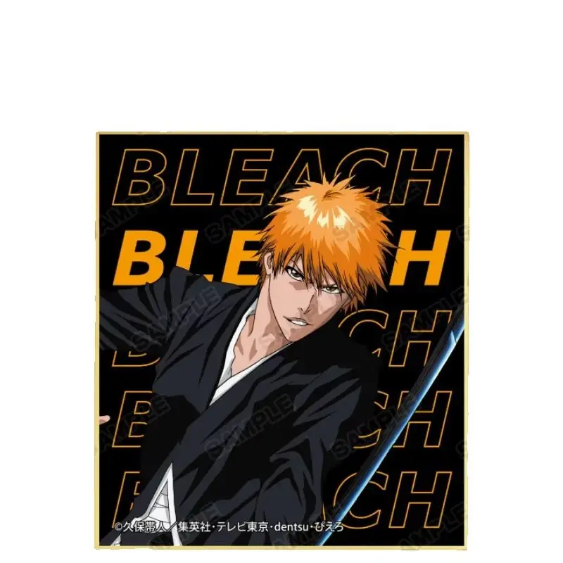 Anime BLEACH Ichigo Kurosaki Rectangle Acrylic Figure Stand Model Plate Keychains Desk Decorations Souvenir