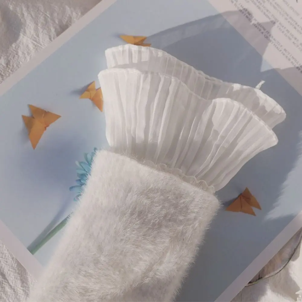 

1 пара солнцезащитных перчаток, свитер, декоративные манжеты для шрамов, оборки, рукава до локтя, кружевные манжеты со съемными рукавами