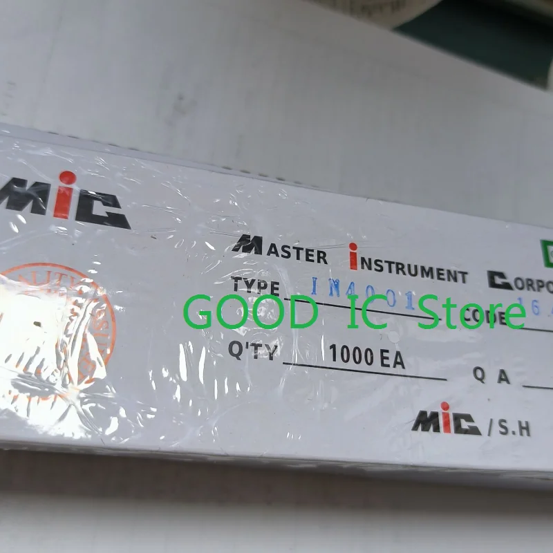 1000PCS 1A DO204AL DO41 1N4001 50V 1 1N4002 100V 1N4003 200V 1N4004 400V 1N4005 600V 1N4006 800V 1N4007 1000V rectifier diode