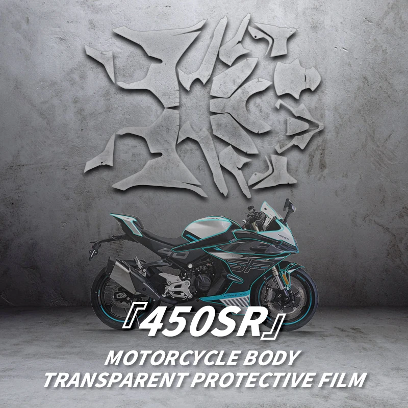 Used For CFMOTO 450SR Bike Accessories Full Body Protective Stickers Decals Kits Of Motorcycle Full Paint Protection Film