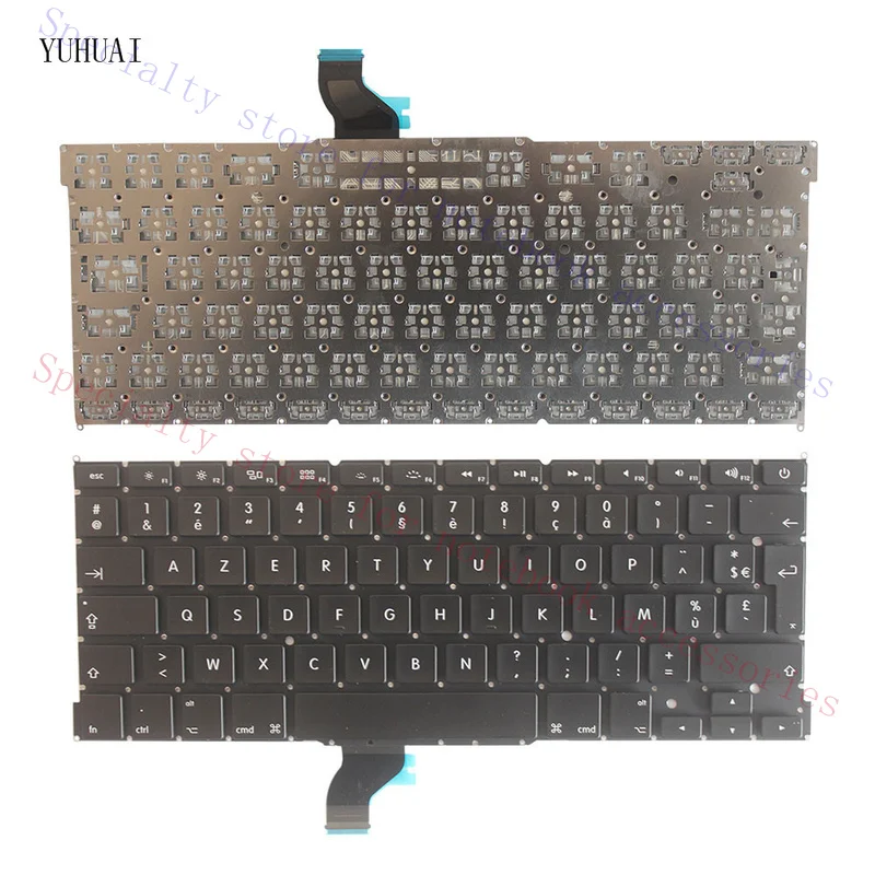 R+  New For Apple Macbook Pro 13.3 A1502  French clavier keyboard AZERTY 2013 2014