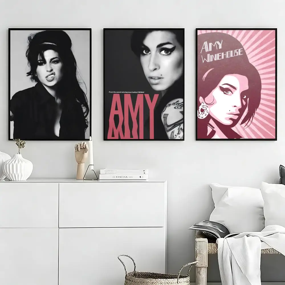 A-Amy Winehouse Poster High-quality vintage prints & posters for home, bar, cafe, aesthetic wall art.