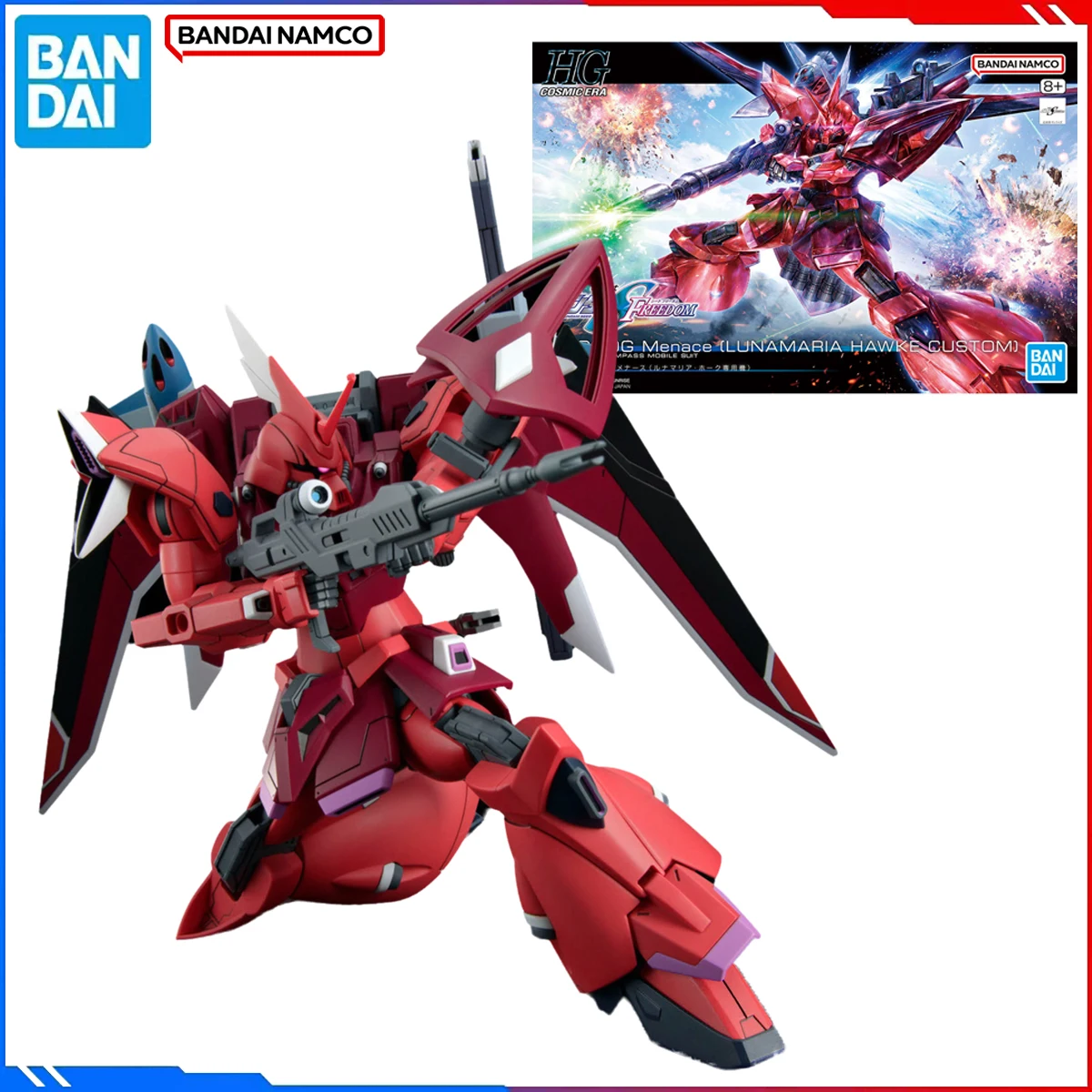 

Подлинная Bandai, оригинальная фигурка Gundam, наборы моделей HGUC 1/144, аниме-фигурки ZGMF-2025/F Gelgoog Menace, экшн-модель, игрушки в подарок