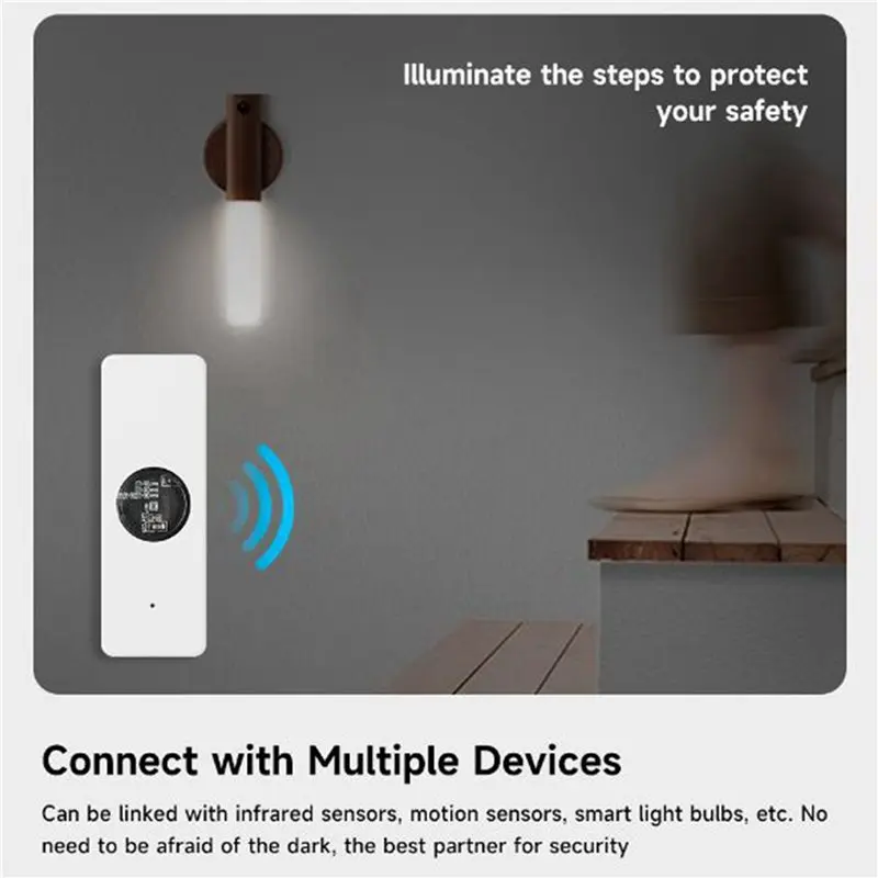 【PRICE-DROP!】2X Tuya Zigbee Lichtsensor Luminanzsensor Sensor Echtzeit-Luminanzerkennung Smart Home Automation App Co