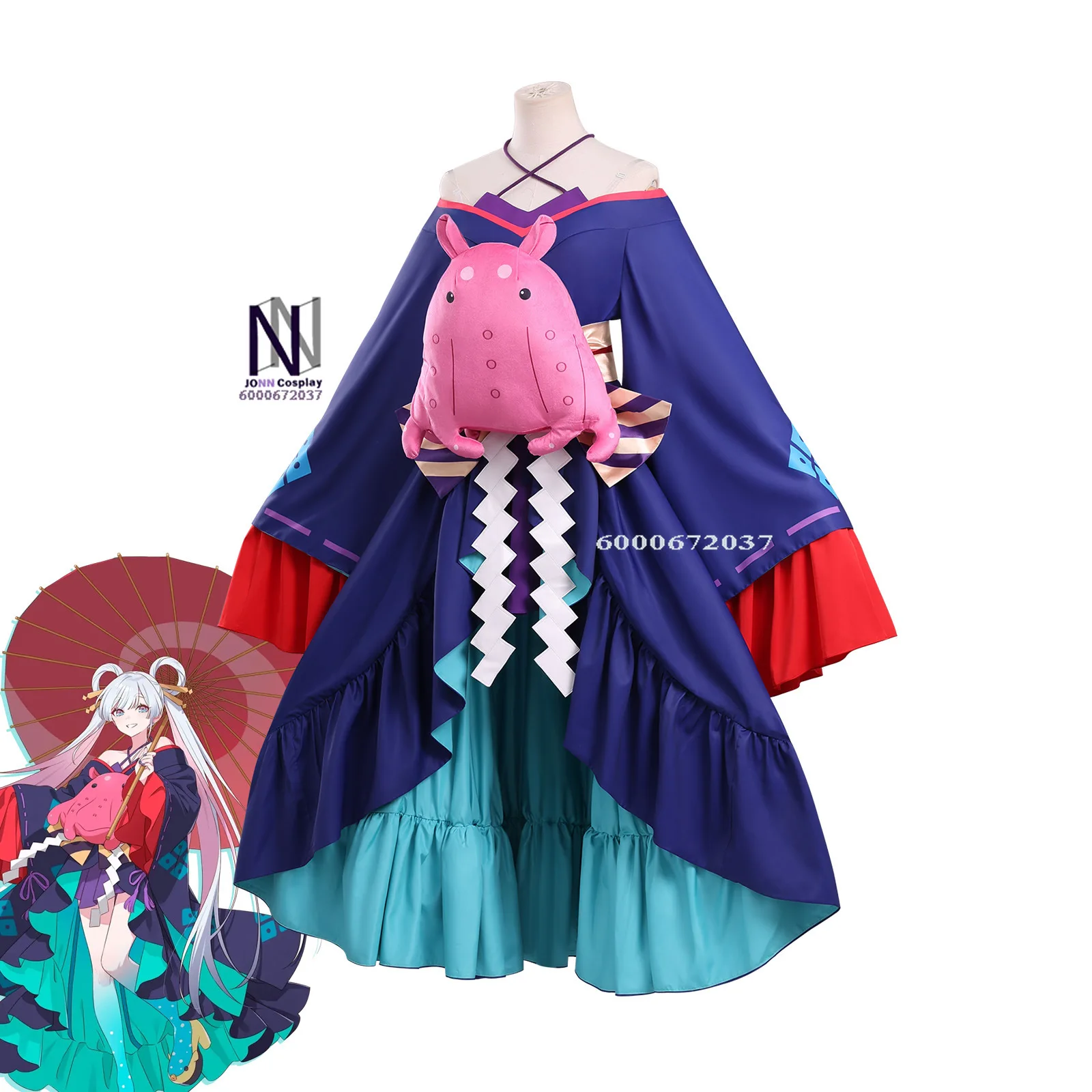 

Hot Cosmic Princess Kaguya Cosplay Costume Anime Yachiyo Tsukimi Role Playing Cute Fashion Dress Outfit Women Comic Con Party