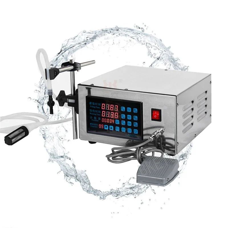 High Precision Liquids Filling Machine Mini Bottled Water Filler Digital Pump For Perfume Drink Milk Olive Oil Filling Machine