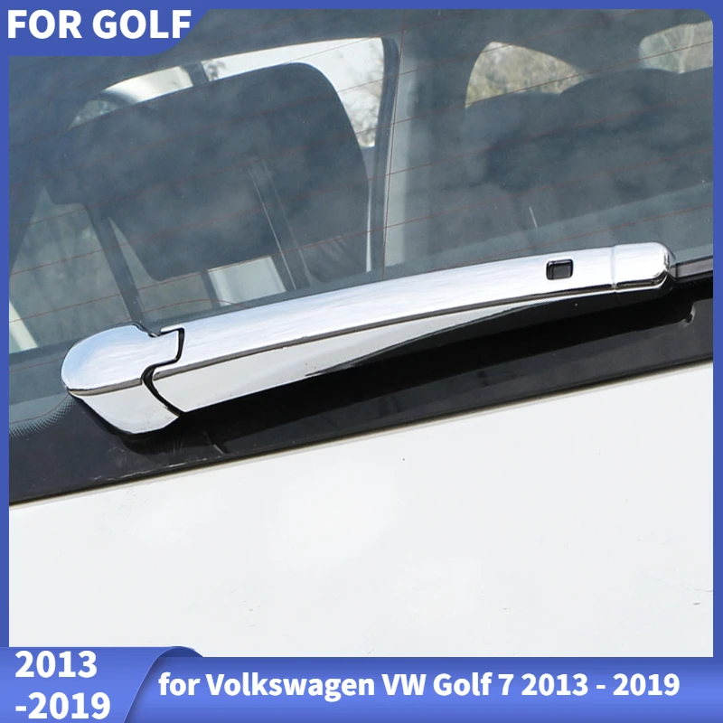 ABS Chrome Car Rear Windshield Wiper Protection Cover Trim for Volkswagen VW Golf 7 7.5 MK7 MK7.5 2013 - 2019 Accessories