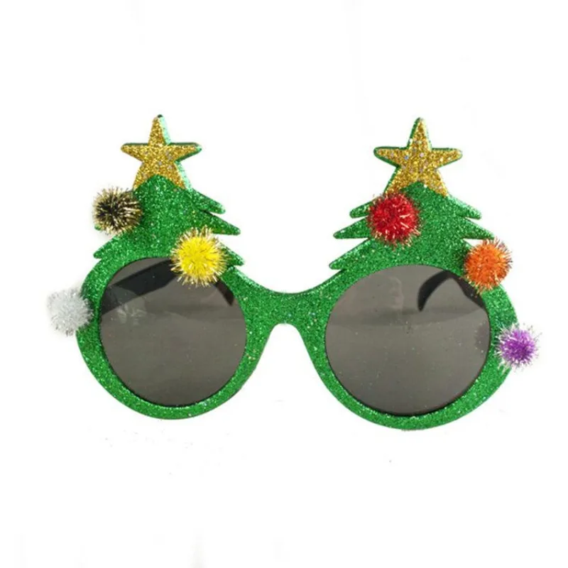 PESENAR Christmas Tree Costume Set - Green Tutu Skirt, Headband, Stockings, Glasses - Adult, Female Christmas Party Costume