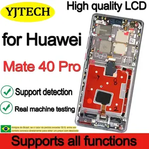 Bilashmart Supports all functions OLED 6.76'' Replacement Huawei Mate 40 Pro LCD Display Touch Screen NOH NX9 NOH AN00 NOH AN01