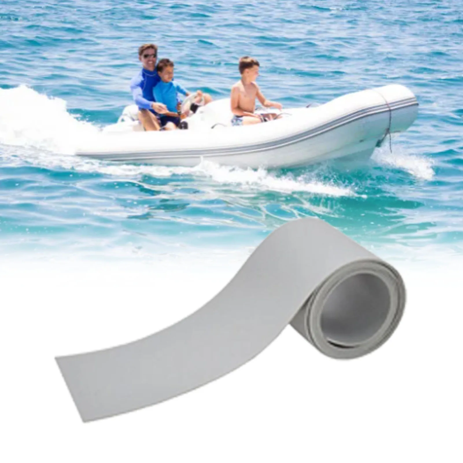 PVC Repair Patch 5*100CM Thickened Waterproof Easy Using Durable and Reliable Parts for Inflatable Fishing Boats Water Toys