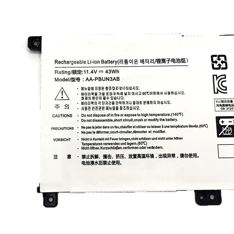 NEW AA-PBUN3AB 11.4V 3780mAh Laptop Battery For Samsung 500R5M 550R5L NT501R 300E5K NP740U3L-L02US NP350XAA NP740U3L NP530E5M
