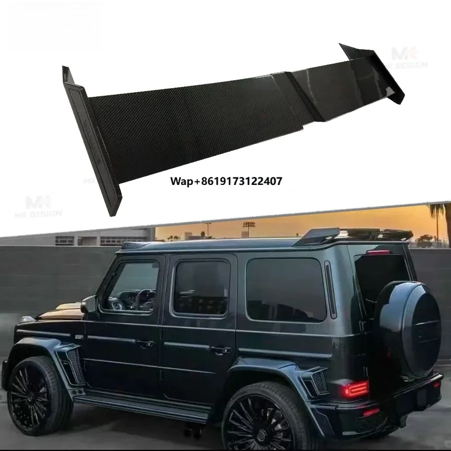 

Dry Carbon Fiber Rear Roof Spoiler Wing for G-Class W465 G500 G63 2025 Carbon Roof Wing Car Styling