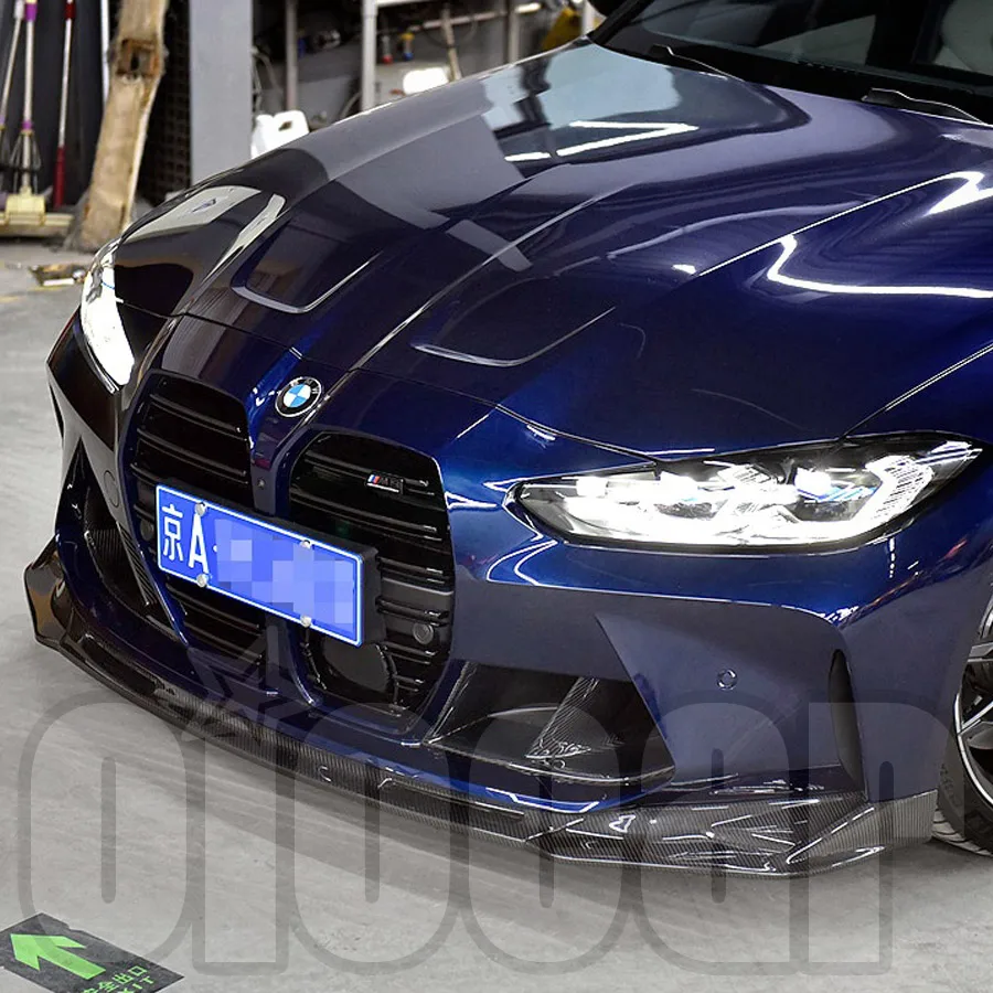 New Vor Style Dry Carbon Fiber Front Bumper Lip Spoiler for BM G80 m3 and G82 m4