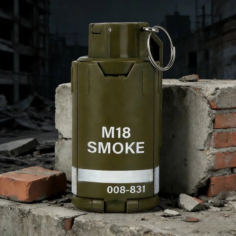 Accessoire de jeu de balle d'eau rebondissante 2026 – Modèle de jouet de style M18 avec effet de fumée pour enfants