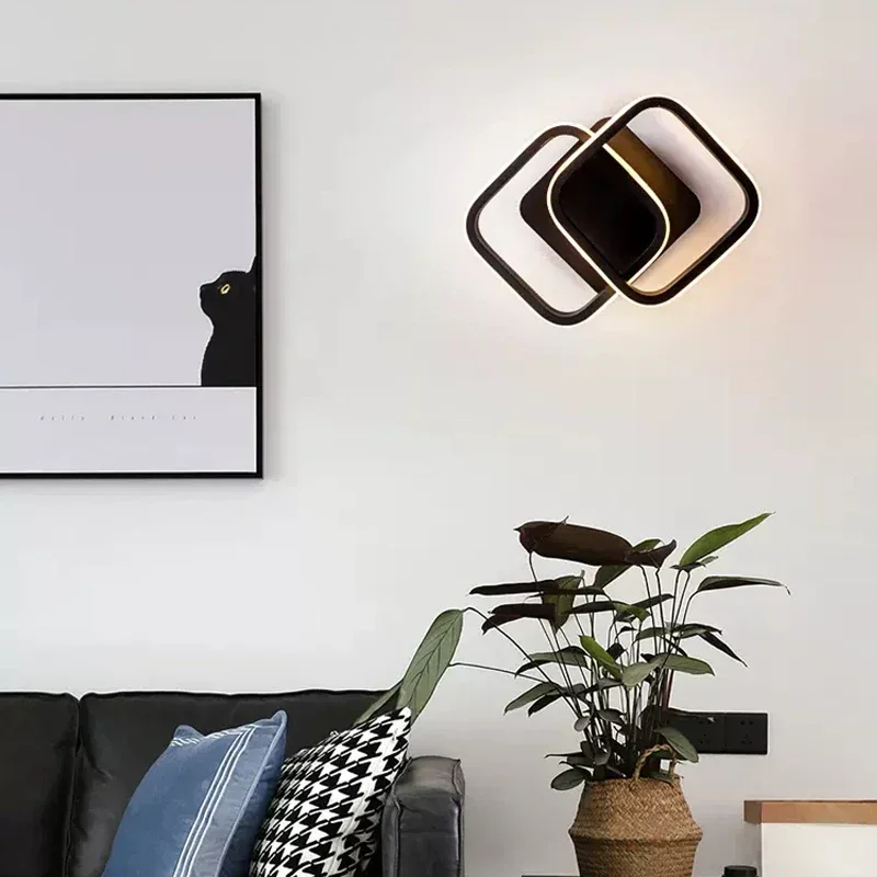 Moderne LED-Deckenleuchte, Gangleuchte für Flur, Treppen, Eingang, quadratische Küche, minimalistischer Stil, Lichter für Innenbeleuchtung