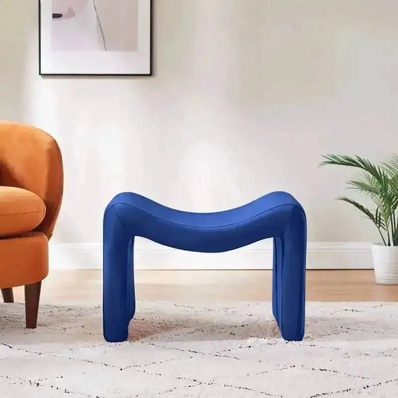 

Foot Stool Unique Pedicure Lazy Accent Children Gaming Nordic Entryway Stool Vanity Chair Modern Foot Tabouret Home Furniture